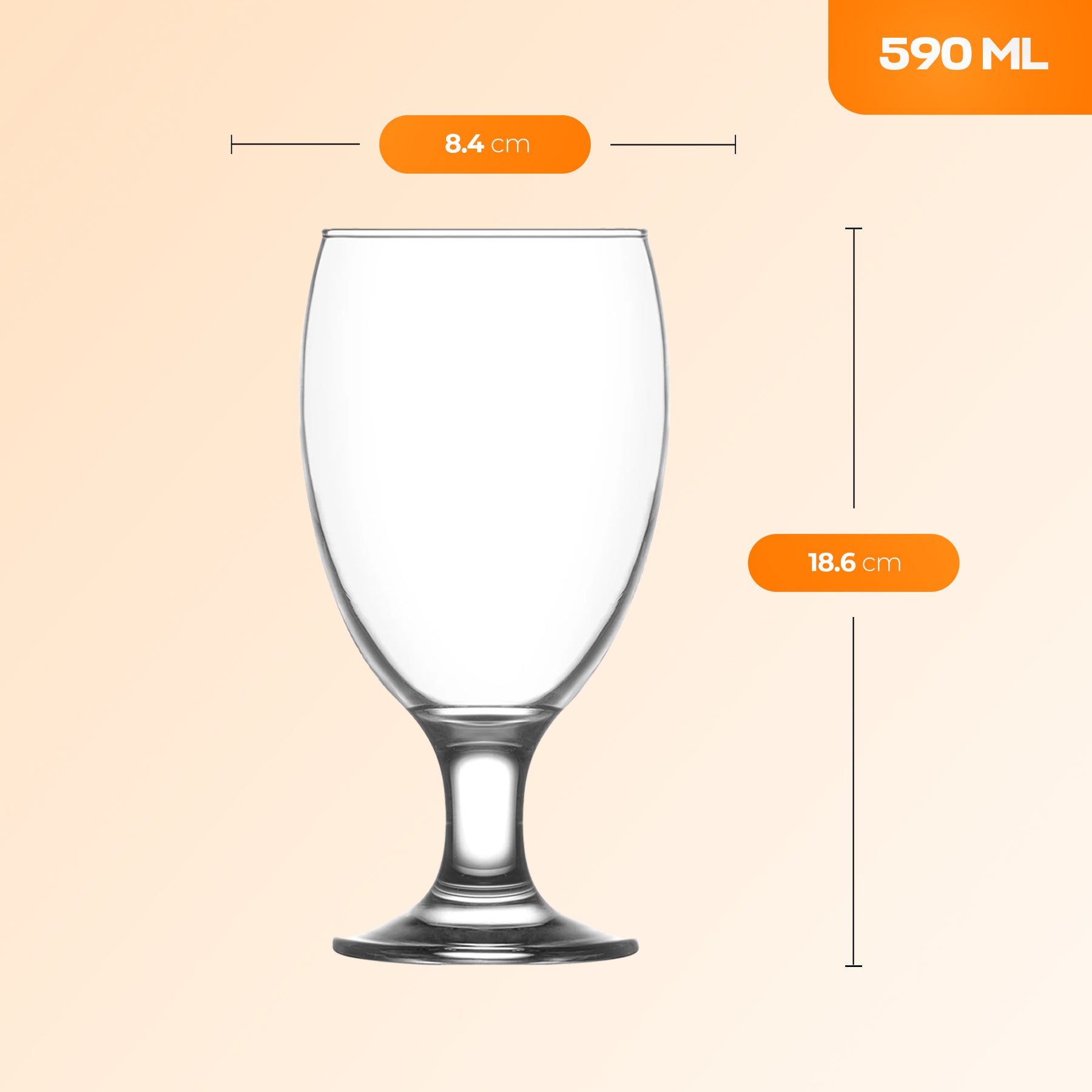 LAV Empire Biergläser - 590 ml (20 oz)