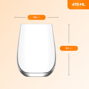 LAV Gaia Weinglas 475 ml 12er Set Übersicht