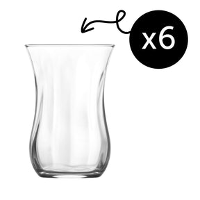 LAV Klasik Teegläser Set mit 115 ml im klassischen Design