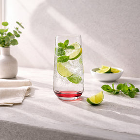 LAV Lal Transparent Rainbow Longdrinkgläser - 480 ml (16 1/4 oz)