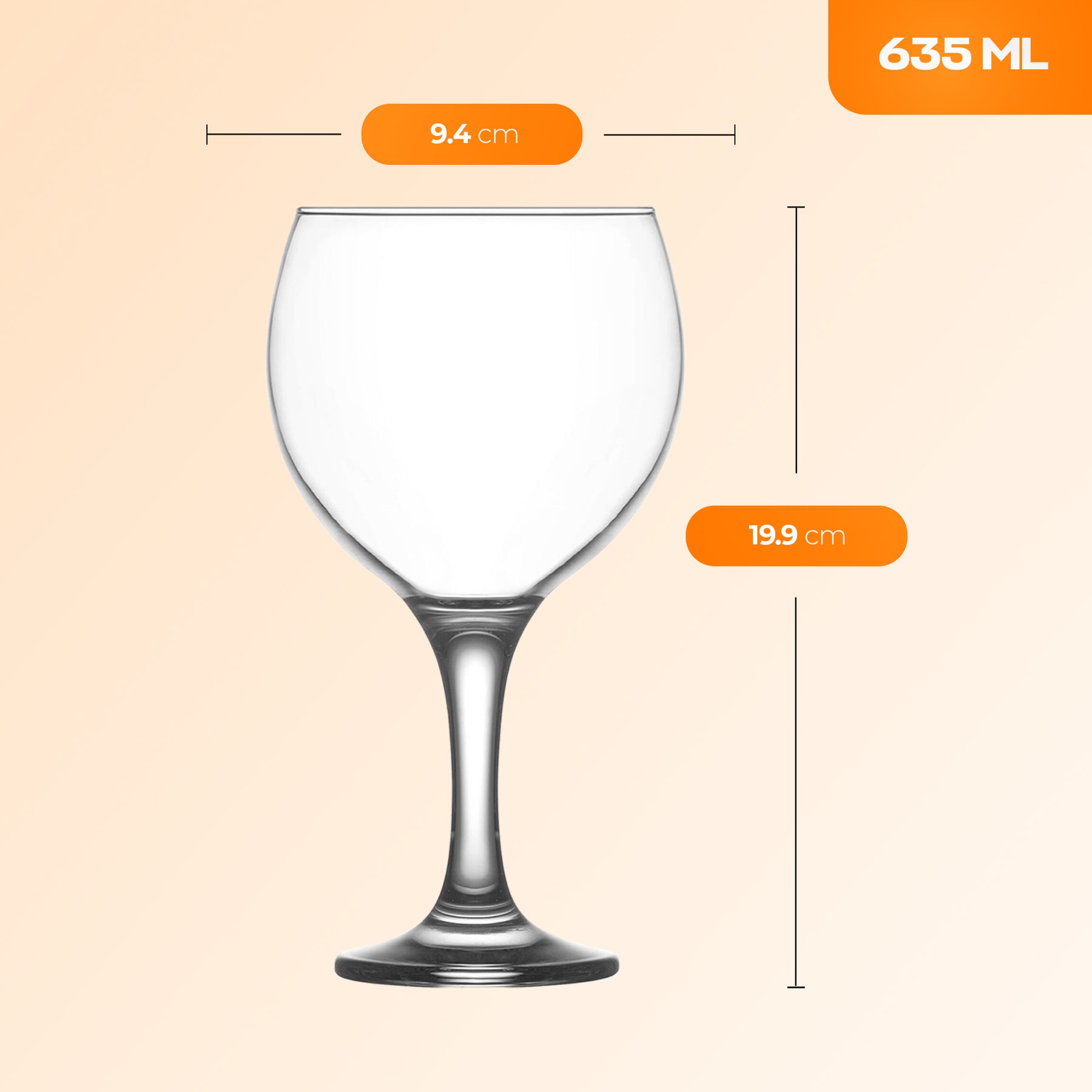 Lav Misket Allzweckgläser 645 ml
