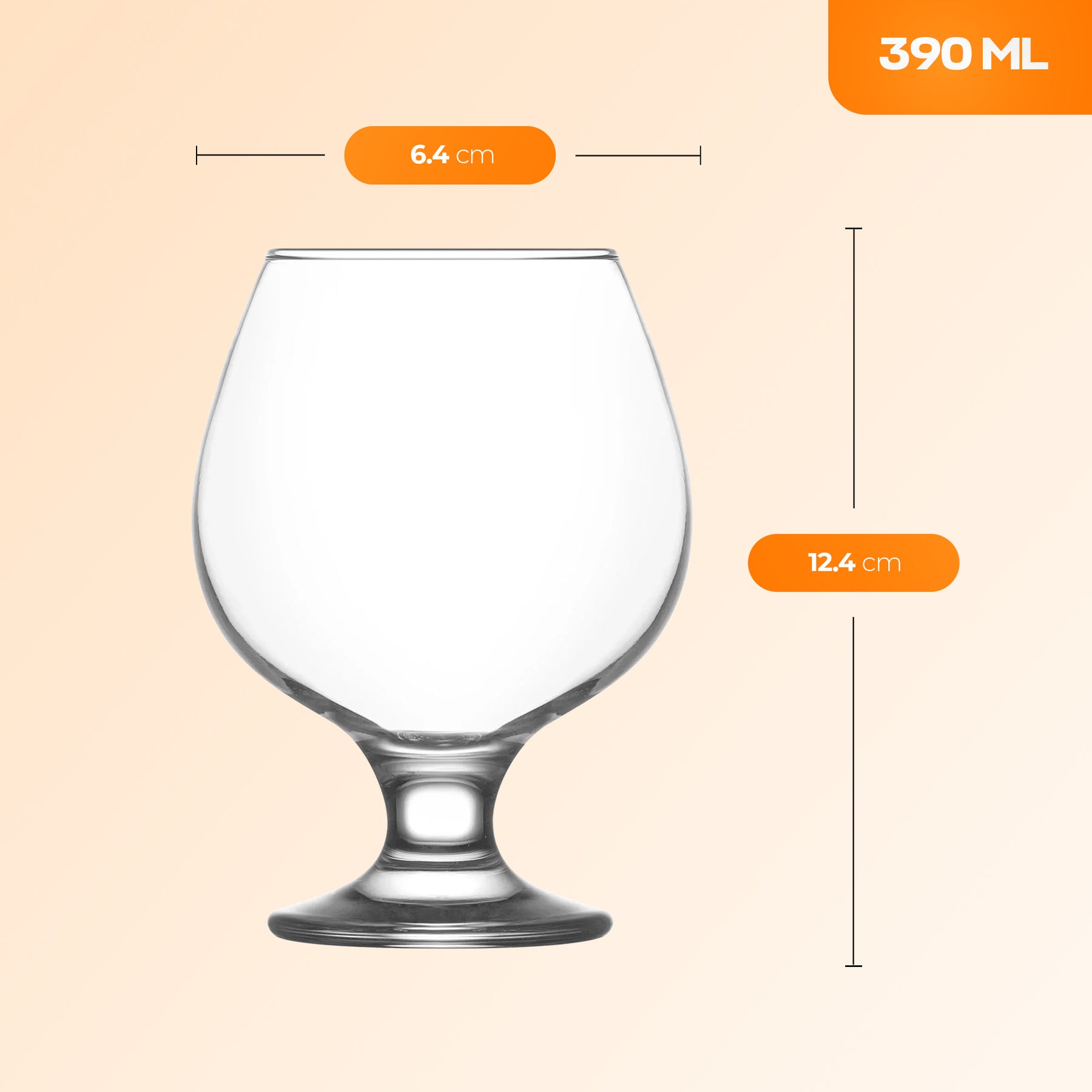 LAV Misket Brandygläser - 390 ml (13 1/4 oz)