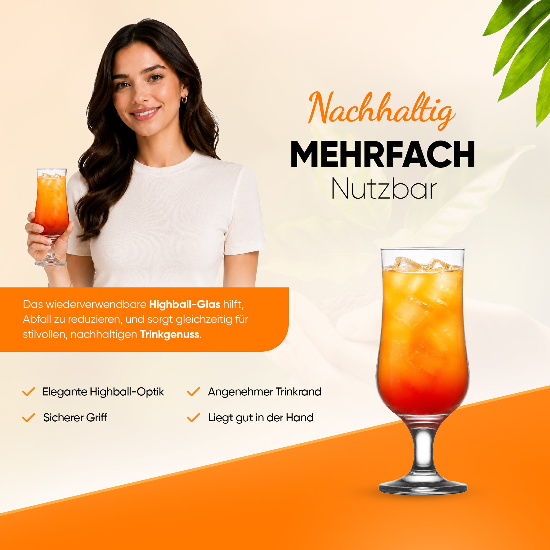 LAV Nevakar Biergläser 385 ml Detailansicht Glasform