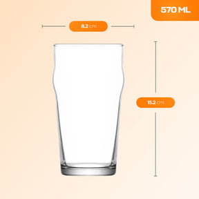 LAV Noniq Biergläser - 570 ml (19 1/4 oz)