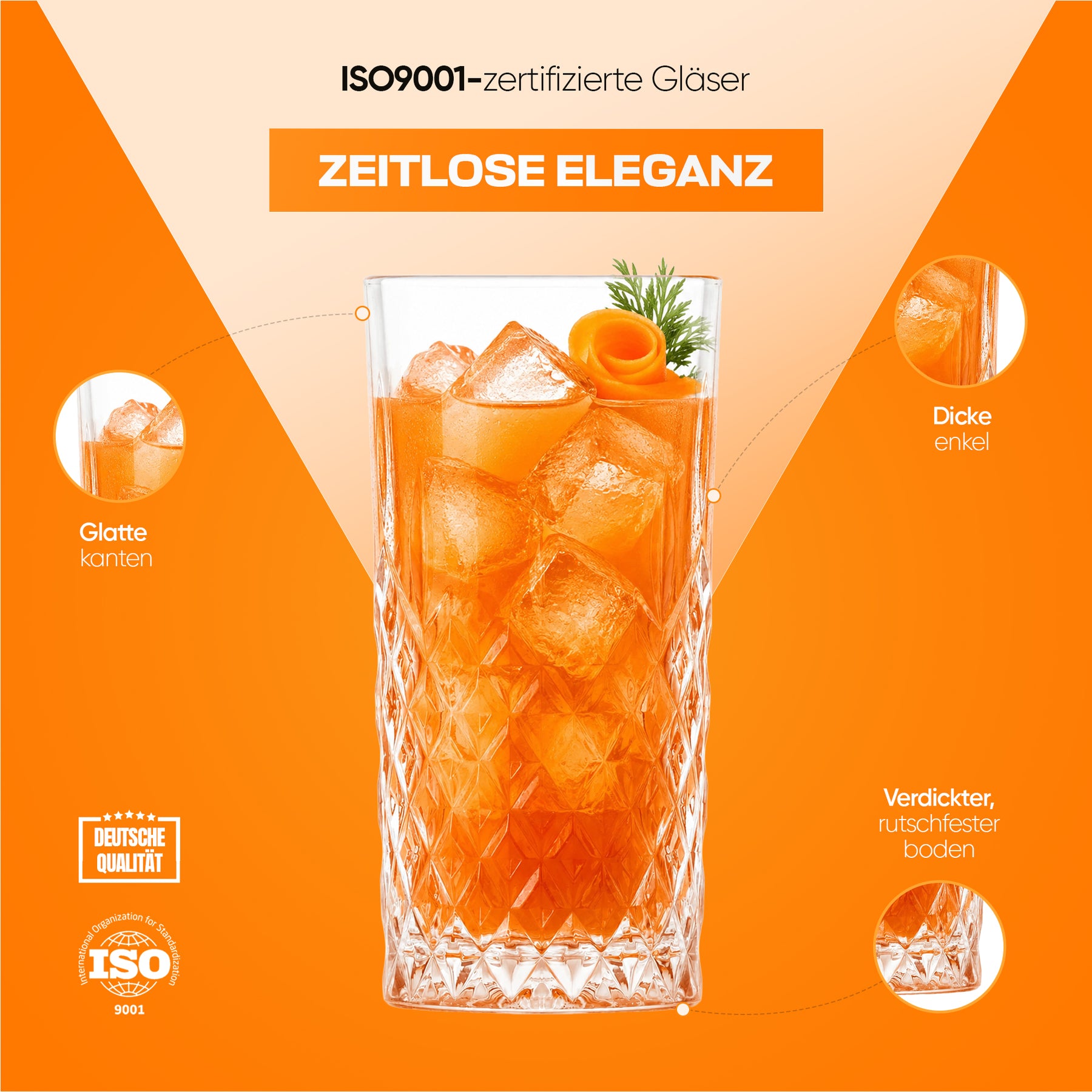 LAV Odin Longdrinkgläser - 356 ml (12 1/4 oz)