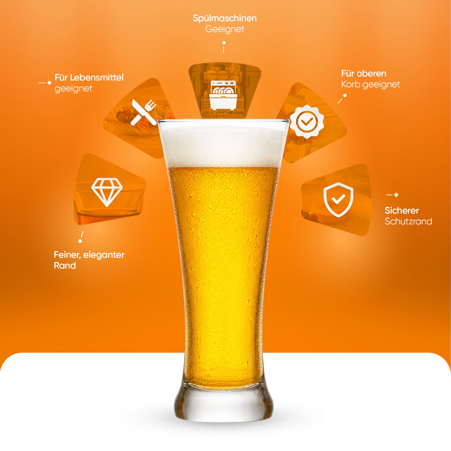 LAV Sorgun Biergläser - 380 ml