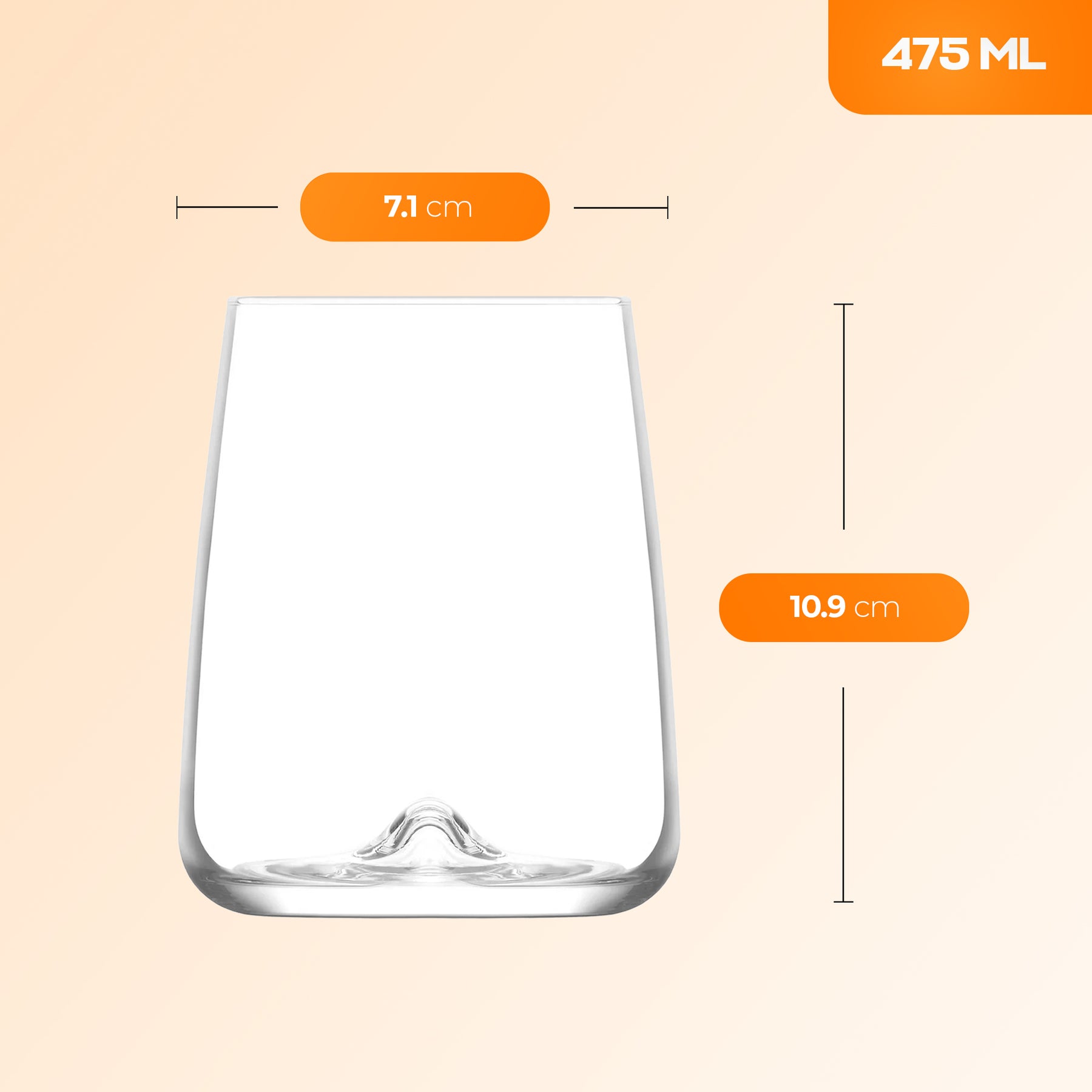 LAV Terra Weingläser - 475 ml (16 1/4 oz)