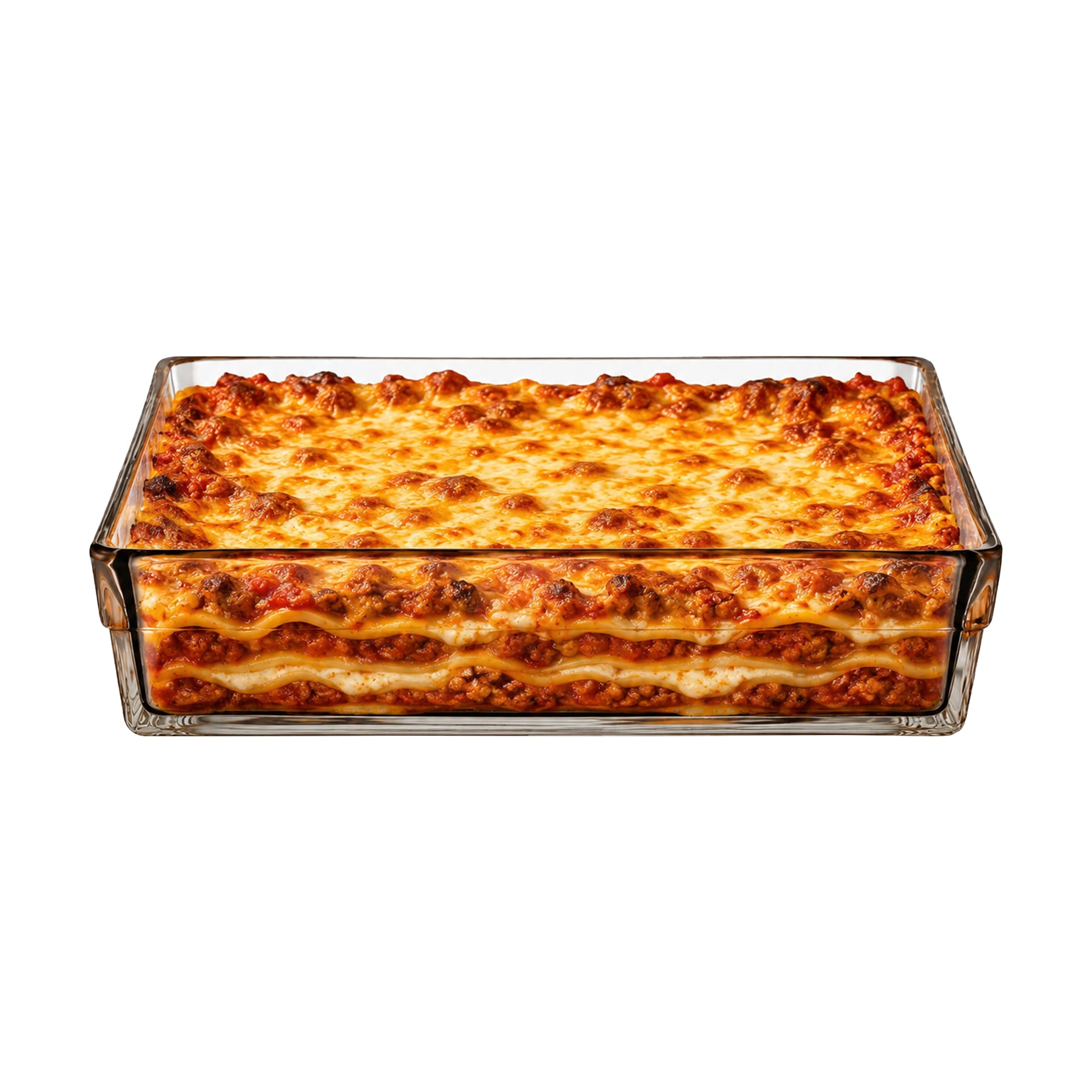Pasabahce Borcam quadratische Glas-Auflaufform 4,1 L – 28,5 × 28,5 cm