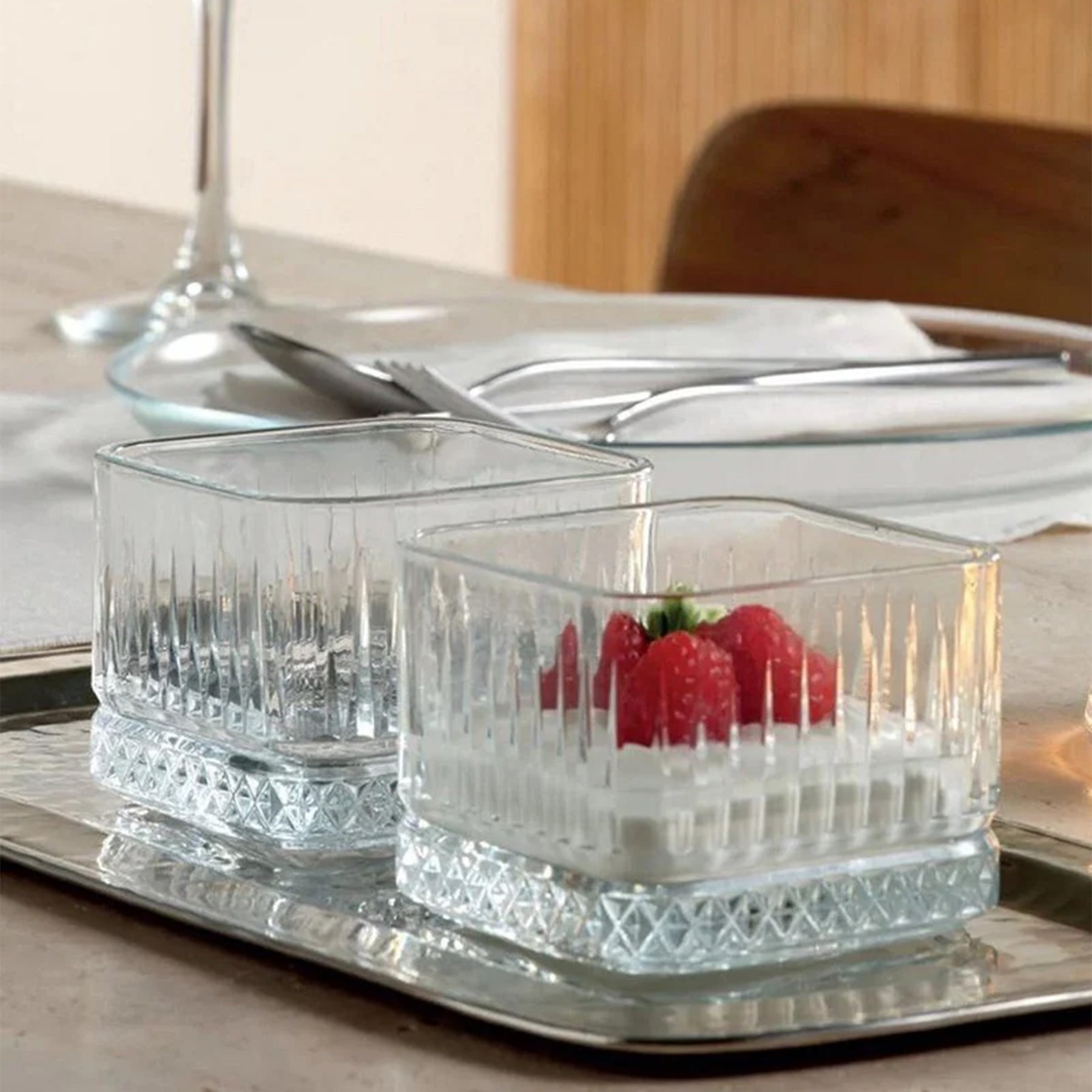 Pasabahce Elysia Stapelbare Glasschale 235 ml (7 3/4 oz), 4-tlg.