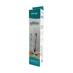 Flachmopp Set mit Dual-Tank Eimer, Auswringer und waschbaren Mikrofaserpads