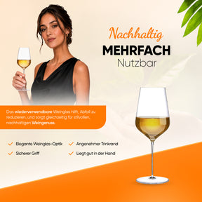 Pasabahce NUDE Stem Zero Trio Weißweinglas - 420 ml