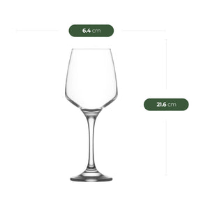 LAV Softdrink-Wasser-Set mit Fuß aus Glas-18-teiliges