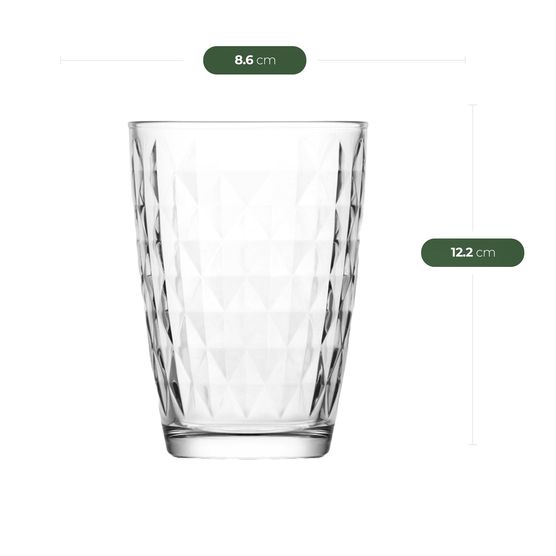 LAV Artemis Gläser 415 ml & Schalen 330 ml Set - 12-tlg
