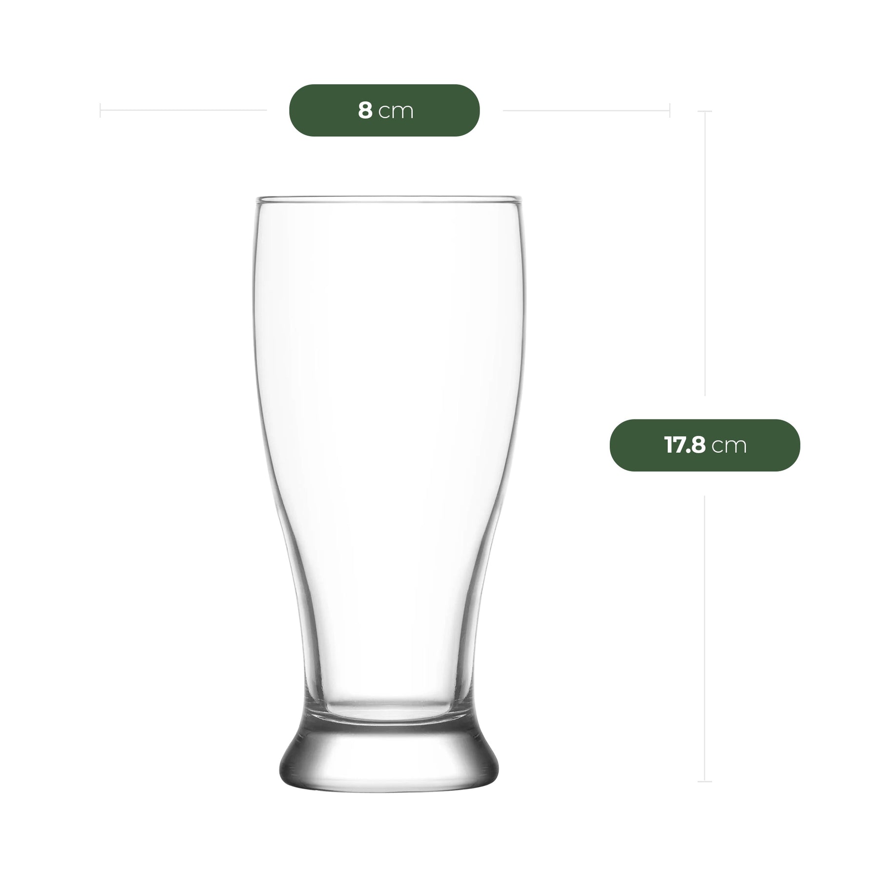 LAV Brotto Biergläser - 565ml, 6er Set