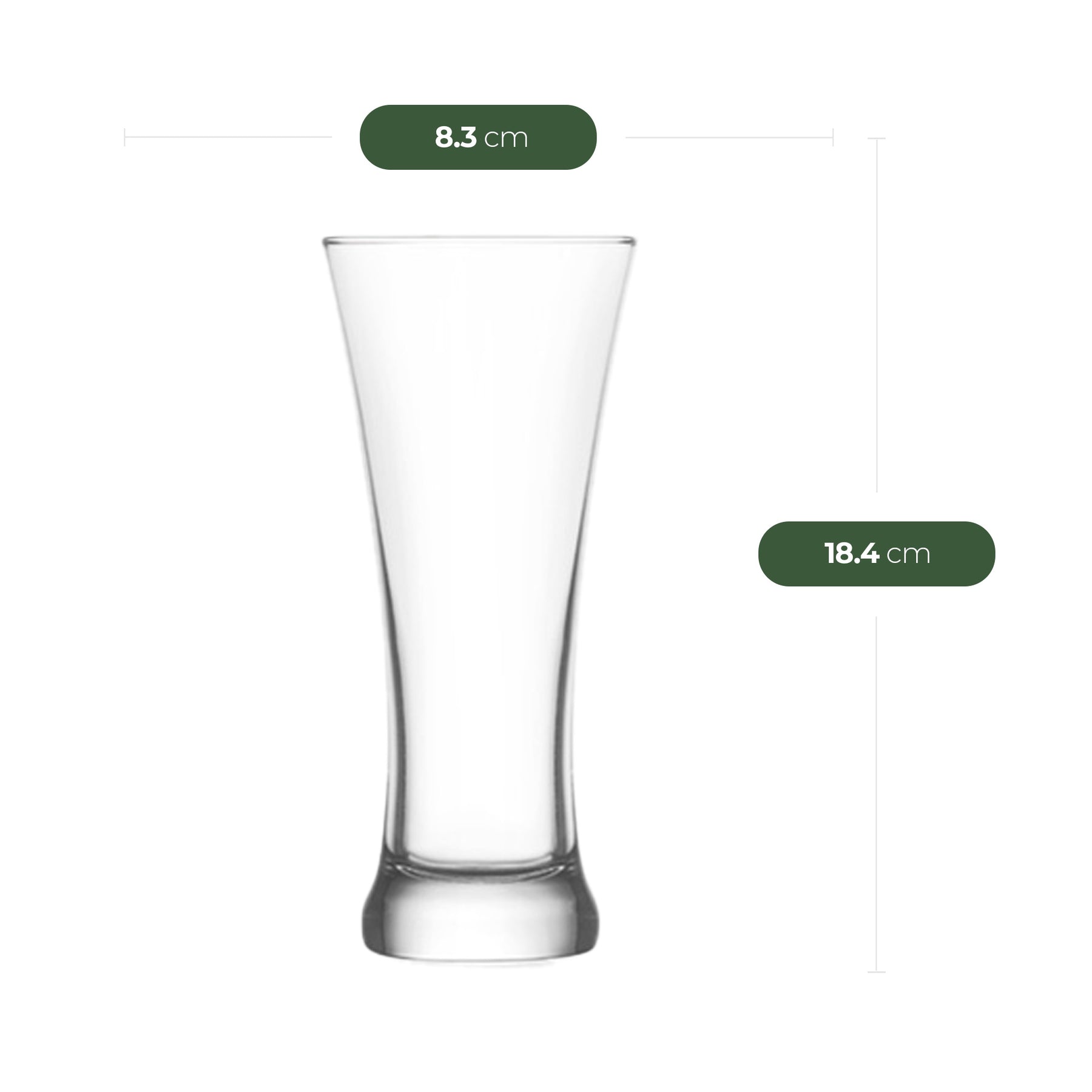 LAV Sorgun Cocktailgläser - 380ml, 6er Set