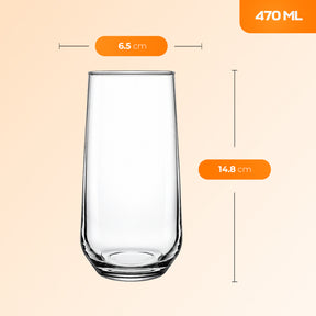 Pasabahce Allegra Longdrinkgläser 470 ml