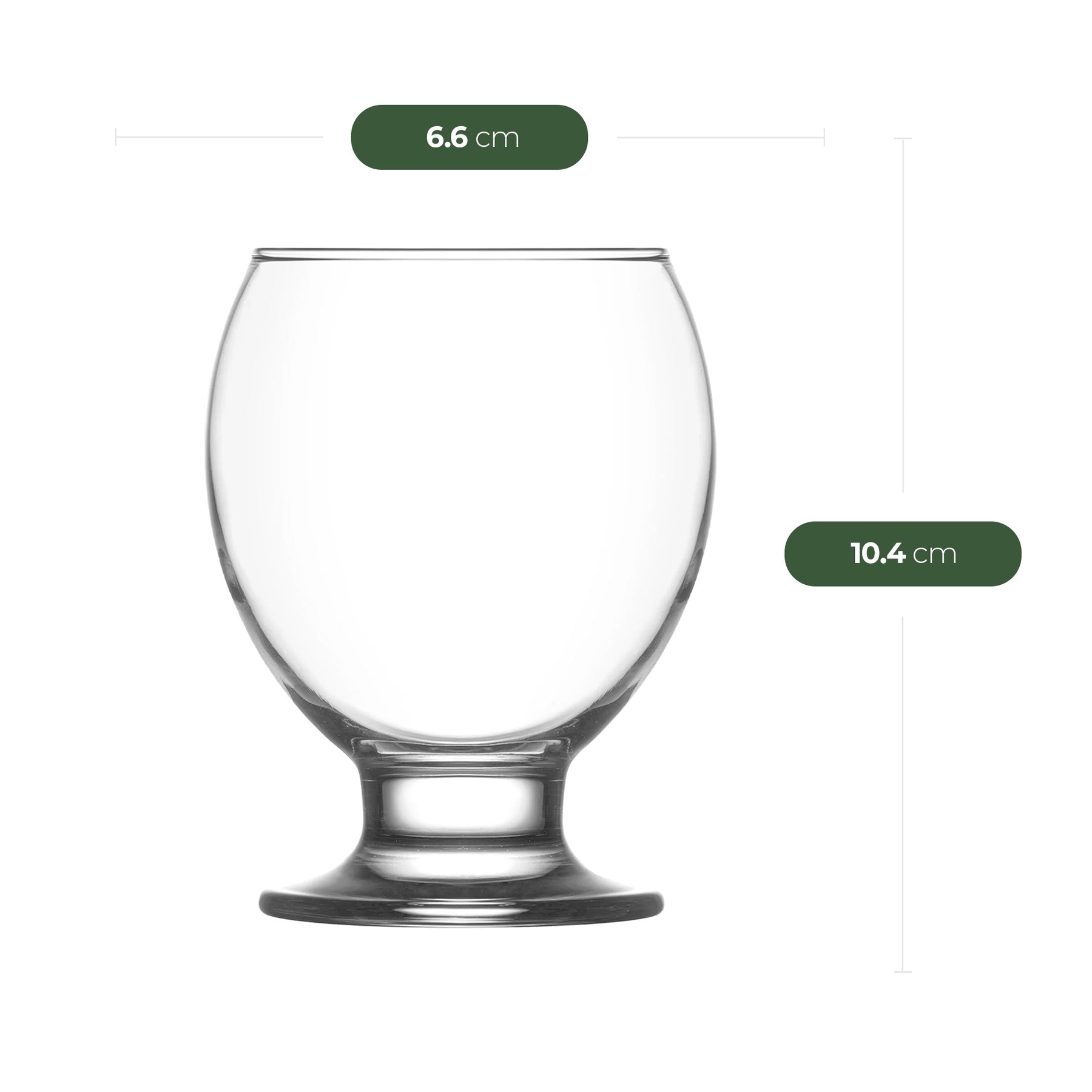 LAV Nectar Trinkgläser - 280ml, 6er Set