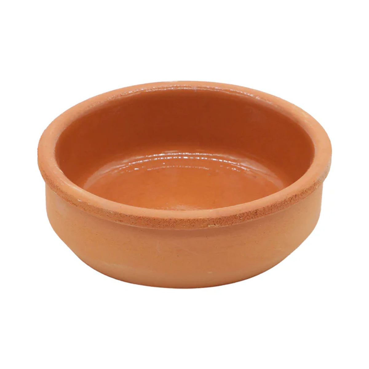 Viapot ANADOLU 6er Set - 250 ml - Innen Braun Glasiert - Terrakotta-Schalen - 12×4 cm