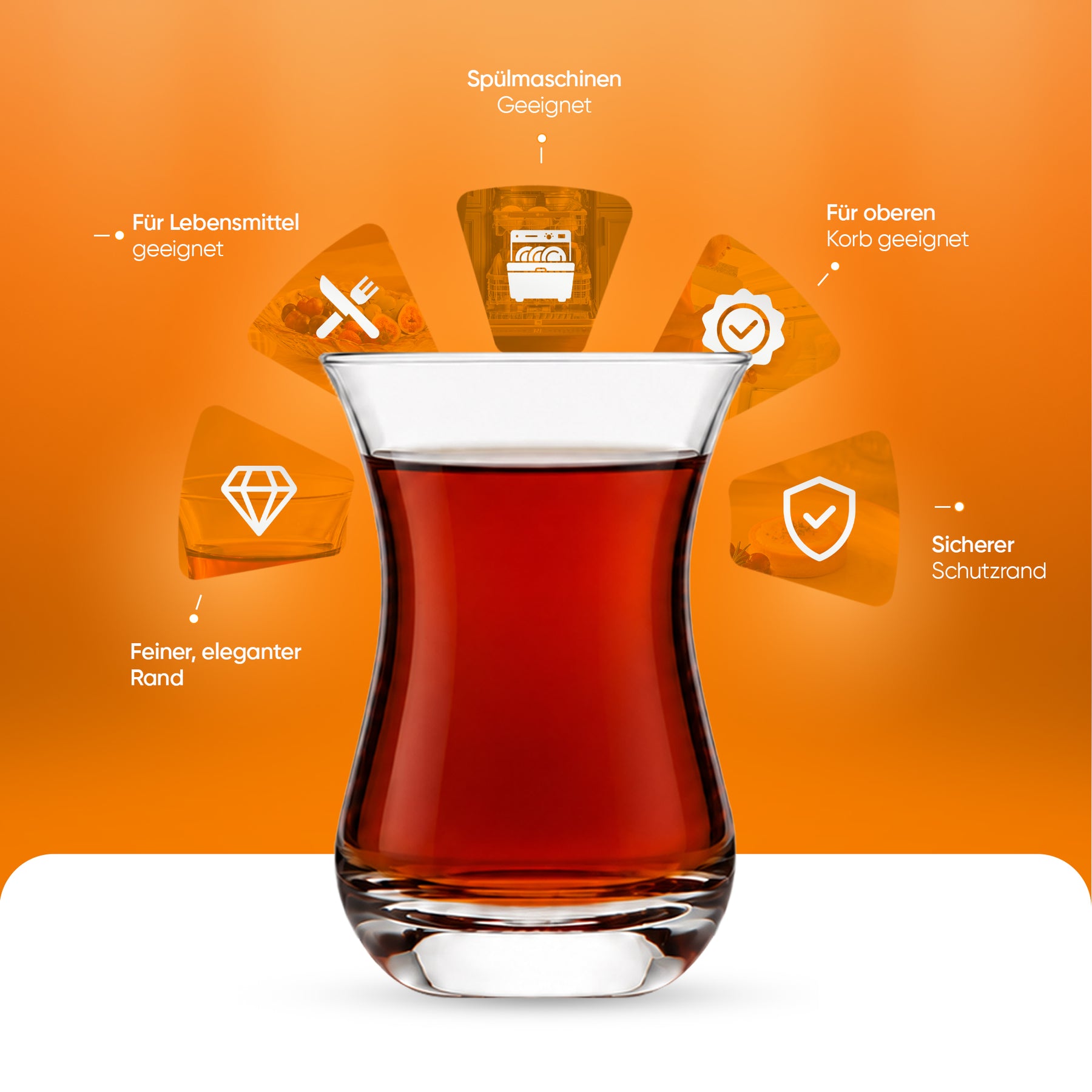 Pasabahce Aida Teeglas - 160 ml