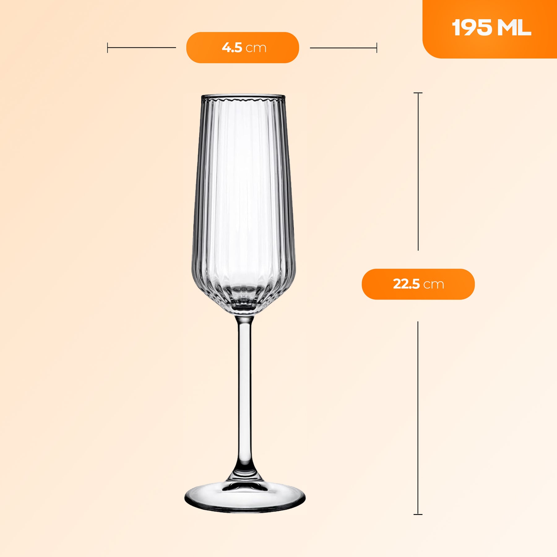 Pasabahce Allegra Focus Champagnerflöte 19,5 cl