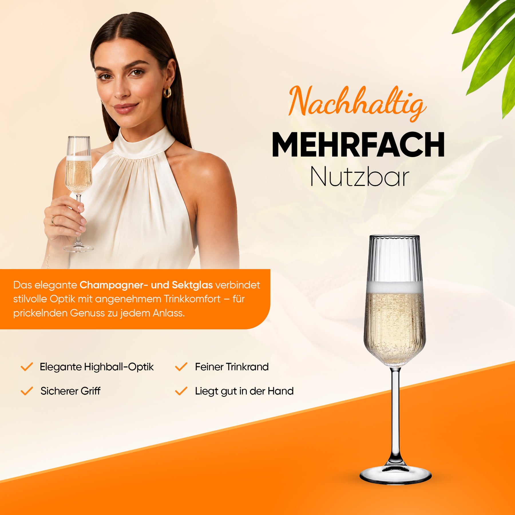 Pasabahce Allegra Focus Champagnerflöte 19,5 cl
