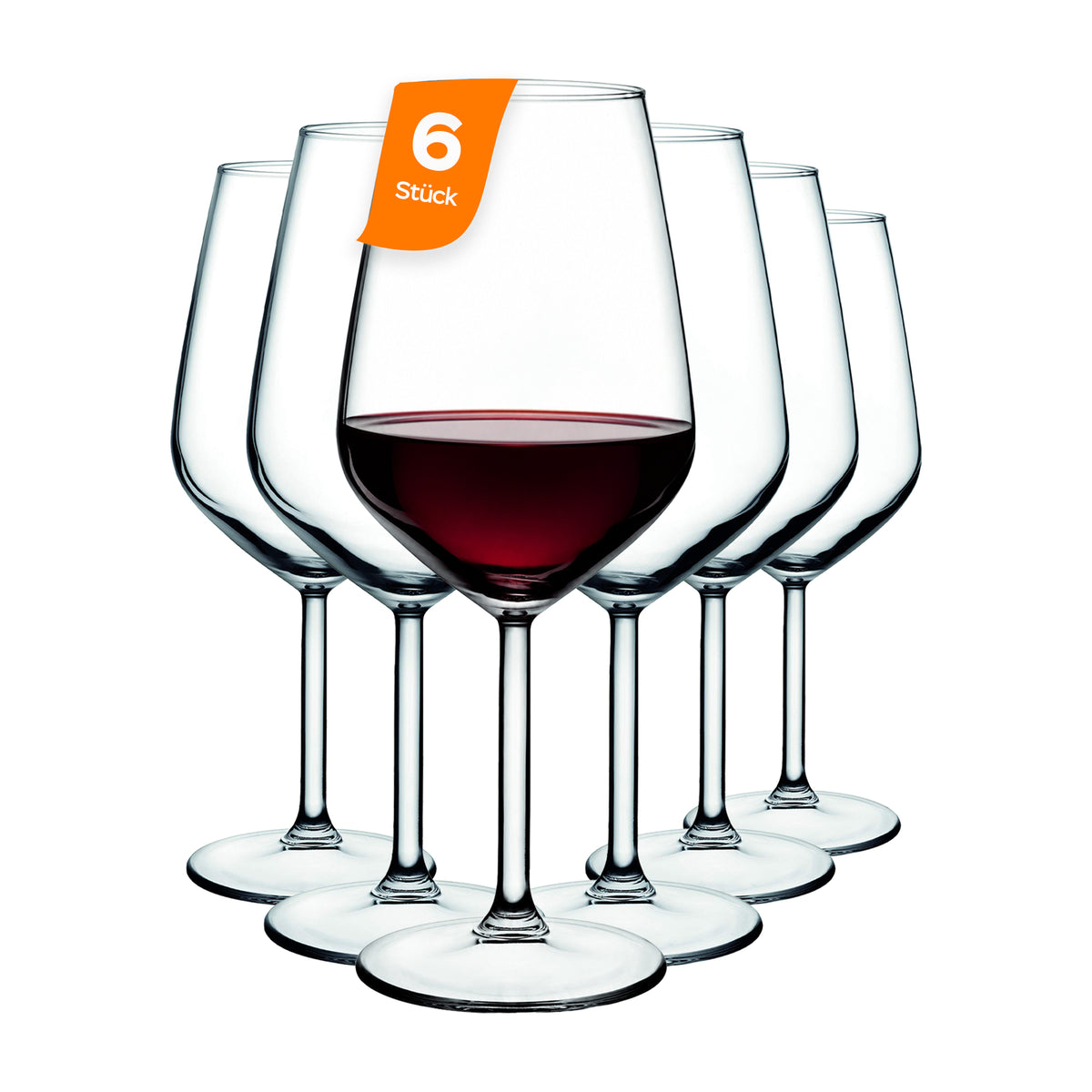 Pasabahce Allegra Weingläser Set, 490 ml