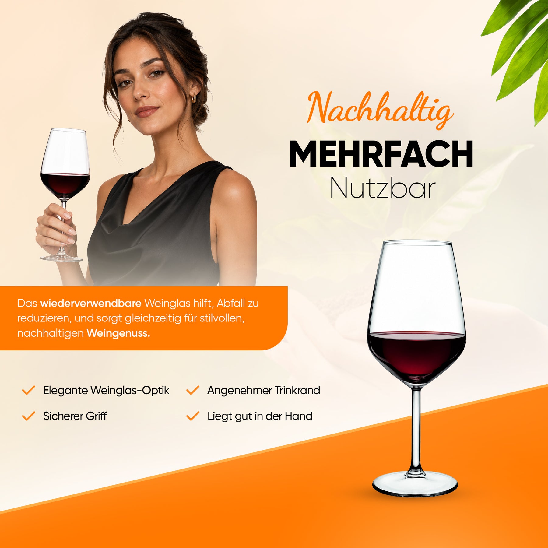 Pasabahce Allegra Weingläser Set, 490 ml