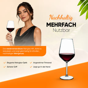 Pasabahce Allegra Weingläser Set, 490 ml