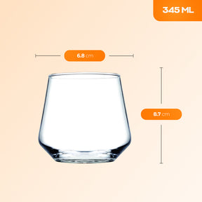 Pasabahce Allegra Whiskygläser - 345 ml