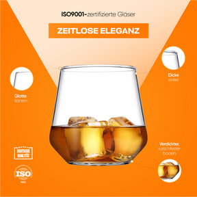 Pasabahce Allegra Whiskygläser - 345 ml