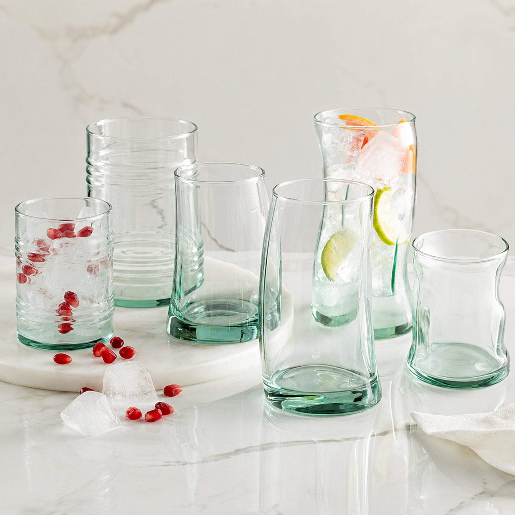 Pasabahce Aware Penguin Longdrinkglas grünlicher Ton Aware Collection
