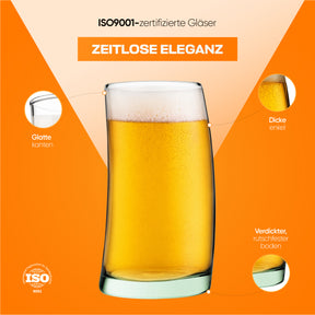 Pasabahce Aware Penguin Longdrinkglas von oben Oberfläche