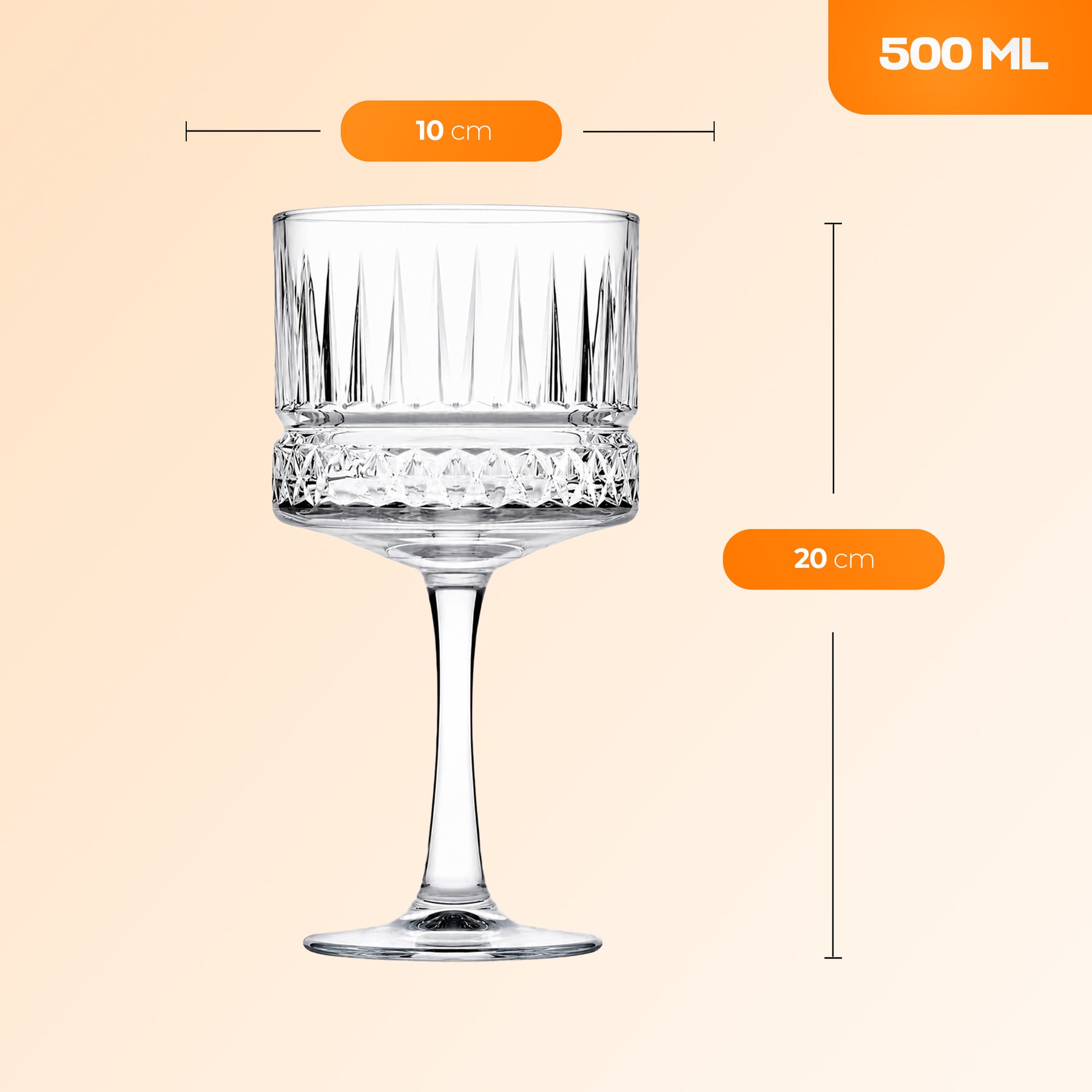 Pasabahce Elysia Cocktailglas 500 ml (16 3/4 oz)