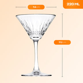 Pasabahce Elysia Martiniglas 220 ml (7 1/4 oz)