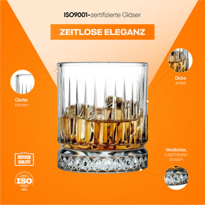 Pasabahce Elysia Whiskyglas 355 ml (11 3/4 oz) - Kristall-Design