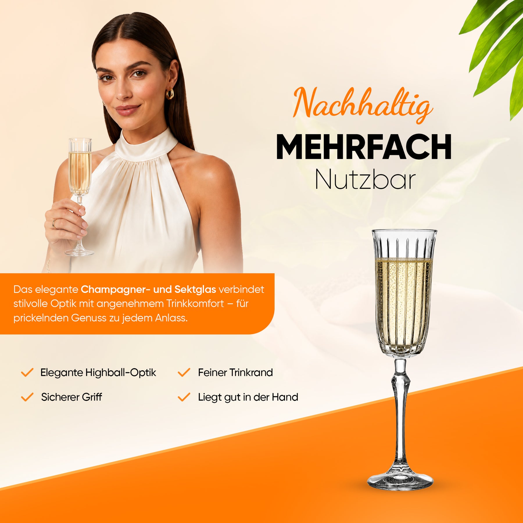 Pasabahce Joy Champagne Flute 175 ml