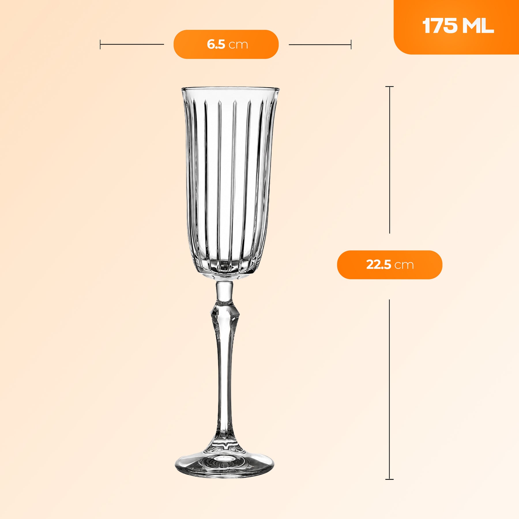 Pasabahce Joy Champagne Flute 175 ml