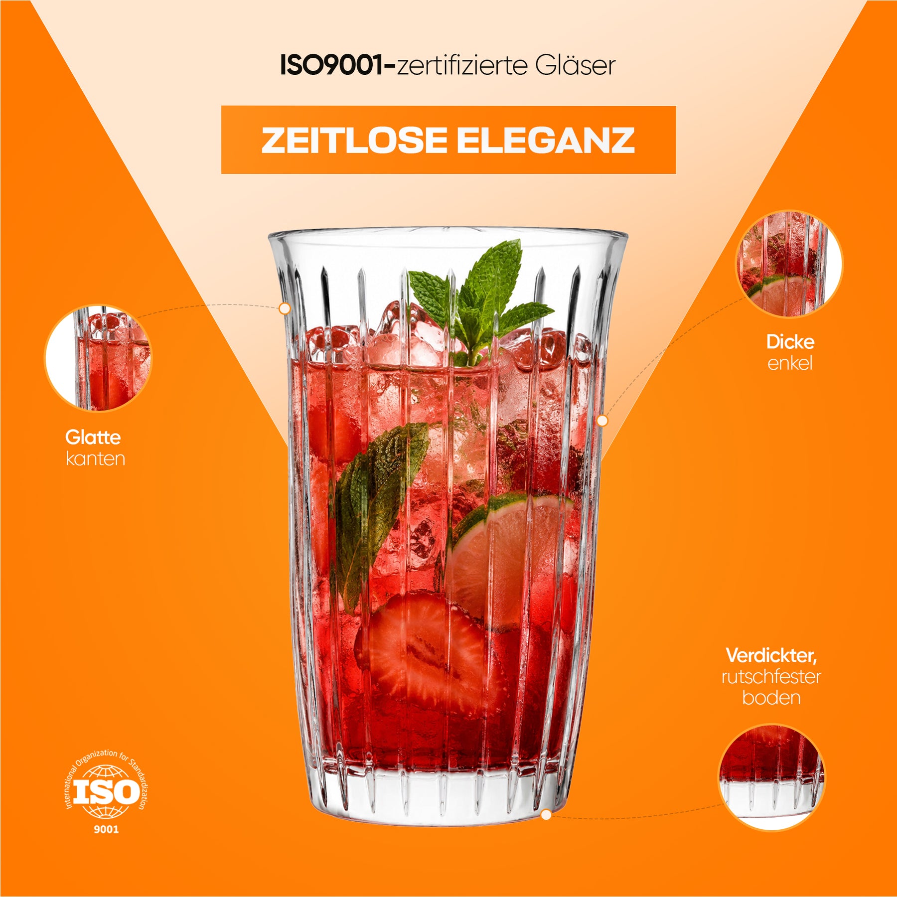 Pasabahce Joy Longdrinkglas 365 ml
