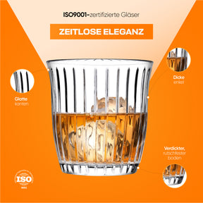 Pasabahce Joy Whiskyglaeser für Whisky und Mixdrinks