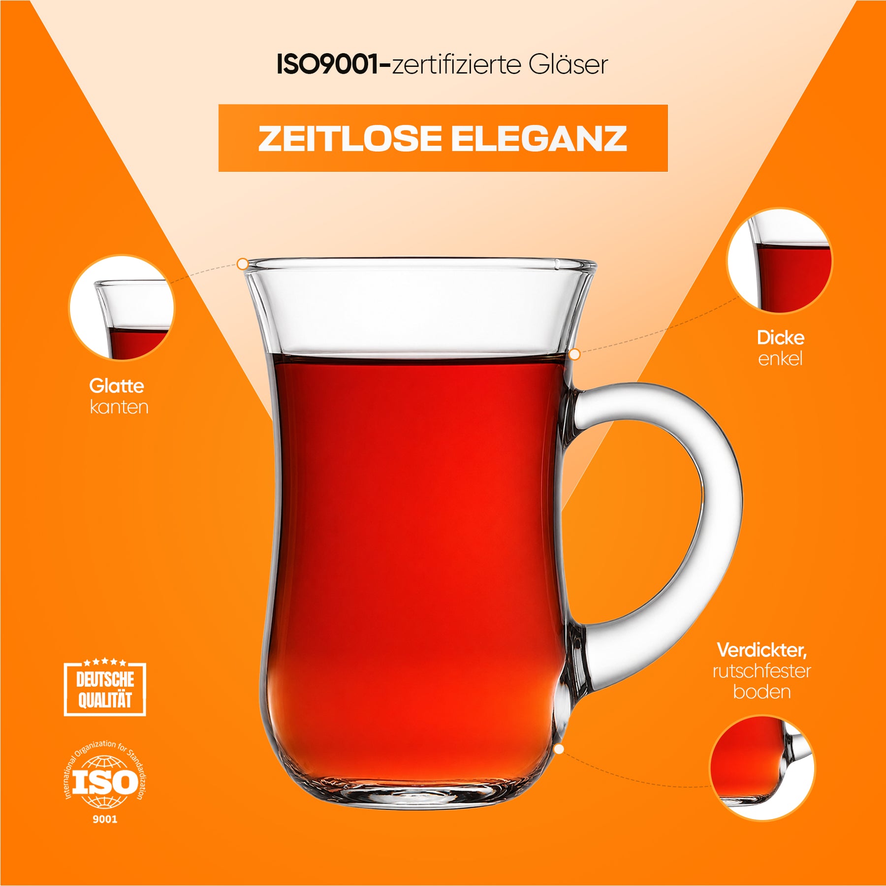 Pasabahce Keyif Teeglas - 145 ml