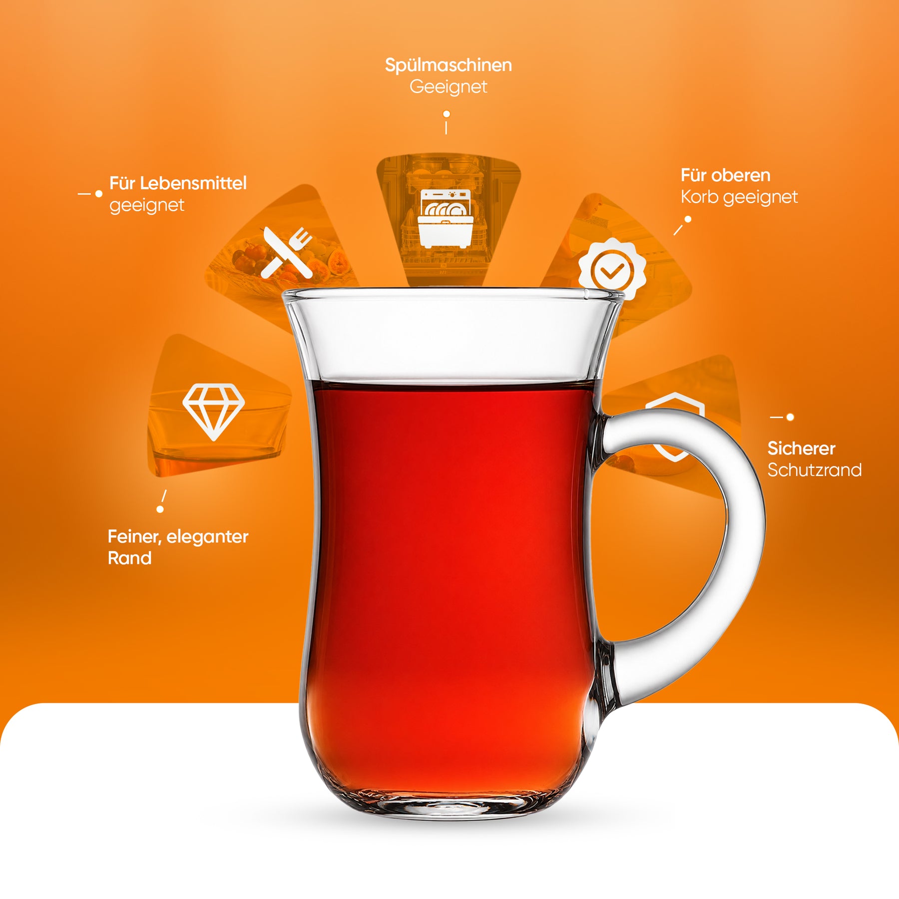 Pasabahce Keyif Teeglas - 145 ml