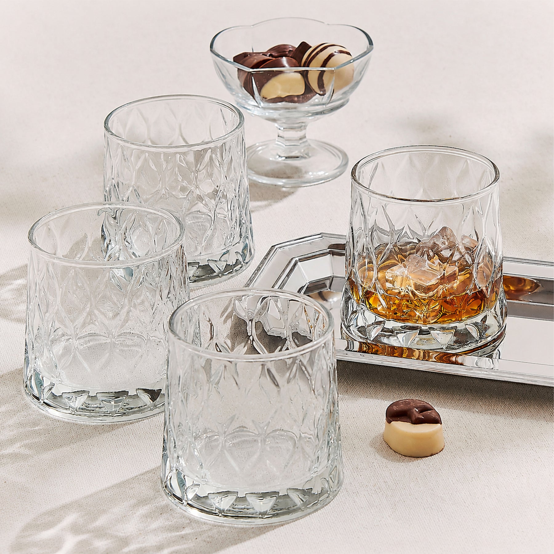Pasabahce Leafy Whiskyglas 300 ml (10 oz)