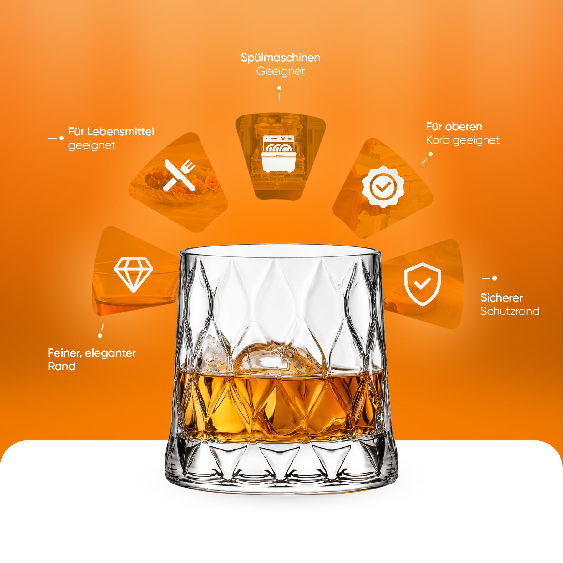 Pasabahce Leafy Whiskyglas 300 ml (10 oz)
