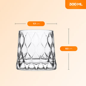 Pasabahce Leafy Whiskyglas 300 ml (10 oz)