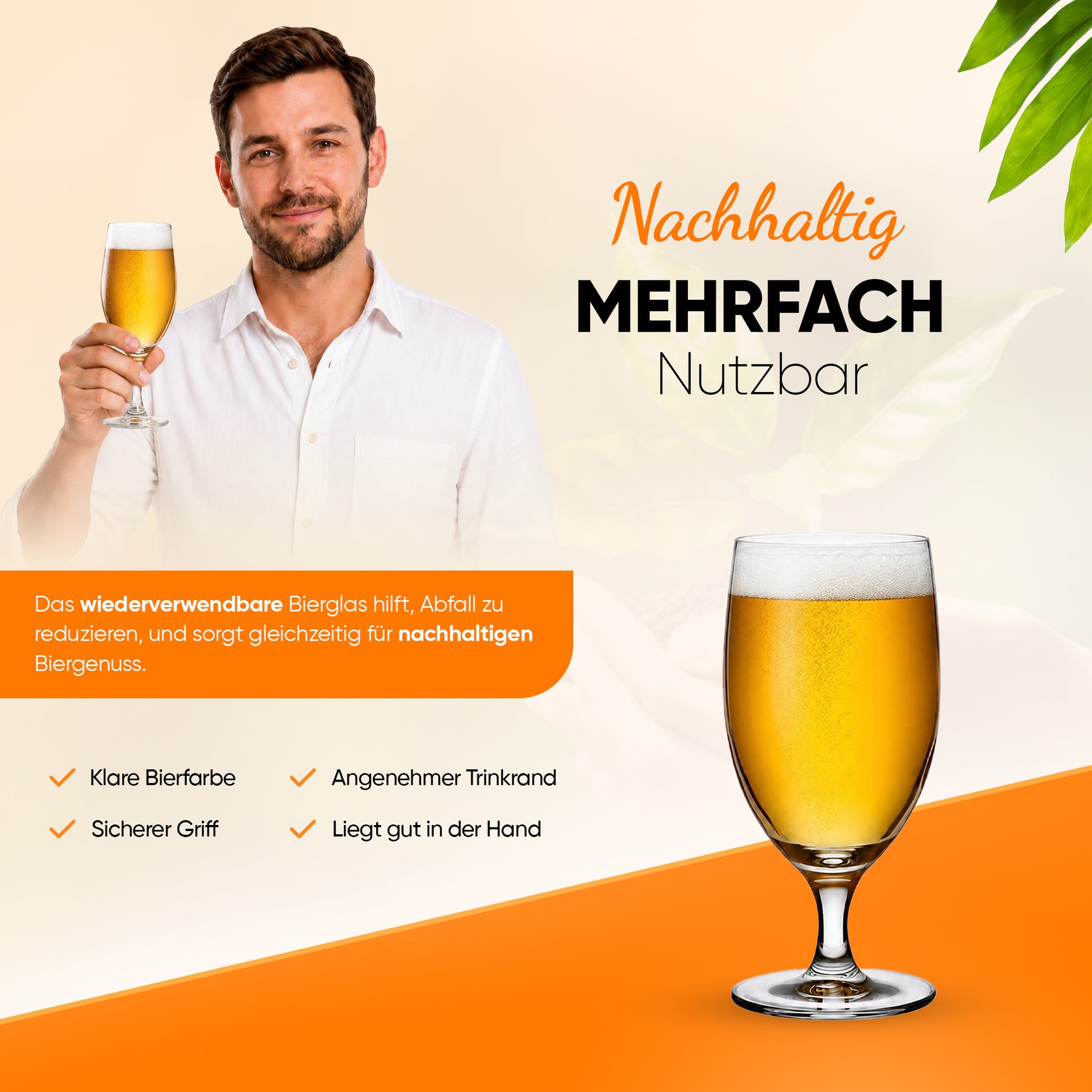 Pasabahce NUDE Reserva Mehrzweckglas/Bierglas 415 ml (13 1/2 oz)