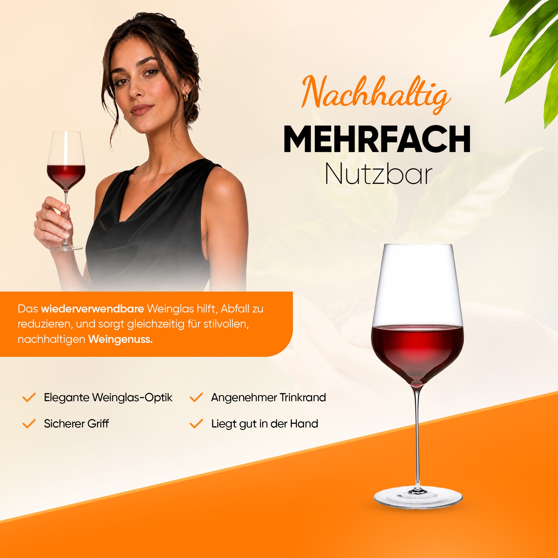 Pasabahce NUDE Stem Zero Trio Rotweinglas - 510 ml