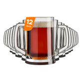 Pasabahce Pub Bierglas 500 ml - Klares Glas mit Henkel