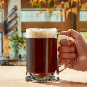Pasabahce Pub Bierglas 500 ml - Klares Glas mit Henkel