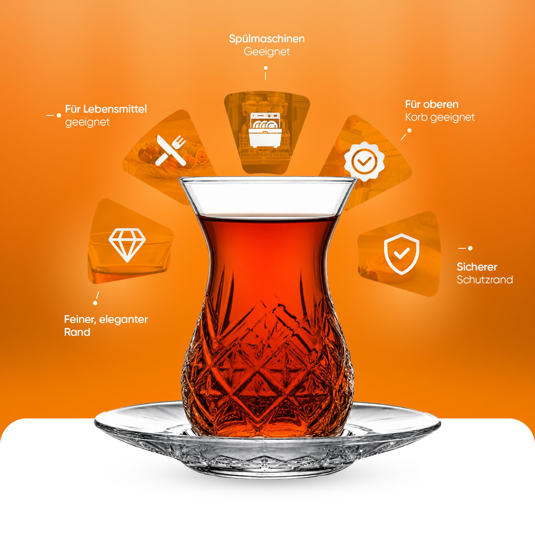 Pasabahce Timeless Teeset 155 ml (5 3/4 oz)