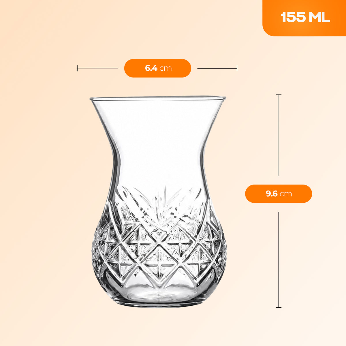 Pasabahce Timeless Teeset 155 ml (5 3/4 oz)